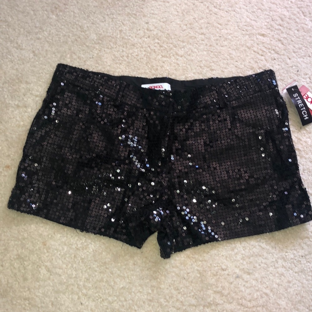 Black sequence shorts